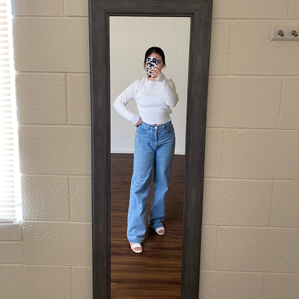 Cable Knit Raglan-Sleeve Sweater